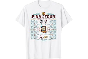 NCAA Final Four 2024 March Madness Basketball Bracket T-Shirt