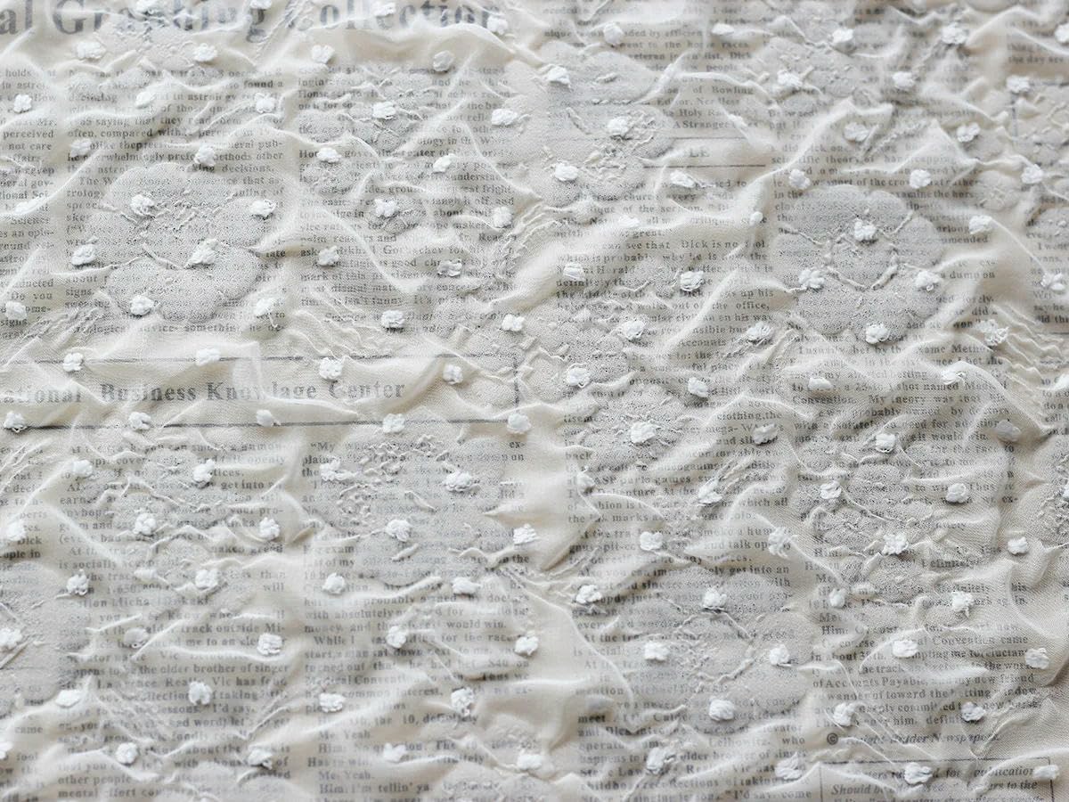 120 cm breit, 300 cm, rosa, lang, halbtransparenter Jacquard-Chiffon-Stoff, Meterware, Chiffon-Stoff für die Herstellung von Kleidern, Schals, Basteln