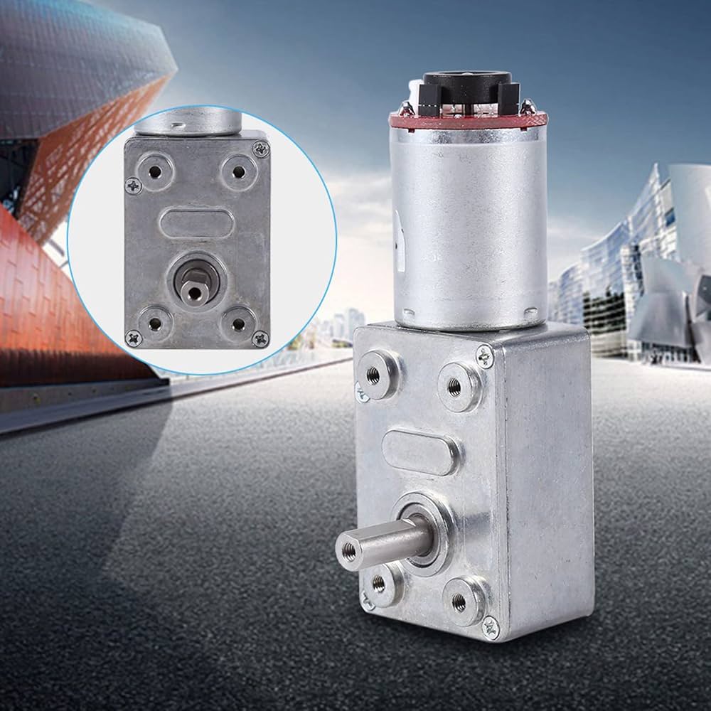 Amazon | Walfront DC ワームギアモーター 12V 高トルク低減ギア