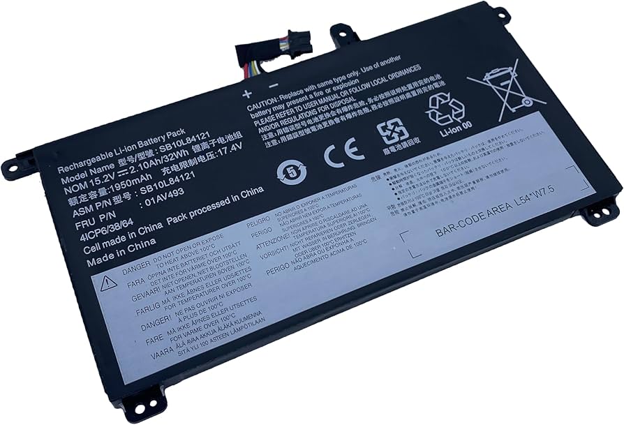 Amazon.com: YXKC 01AV493 SB10L84121 Laptop Battery Replacement for