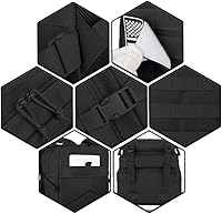 Vista 4 de QT&QY - Mochila táctica militar de 45L, mochila de senderismo y escalada, mochila de asalto de la armada, para empacar para 3 días de actividades