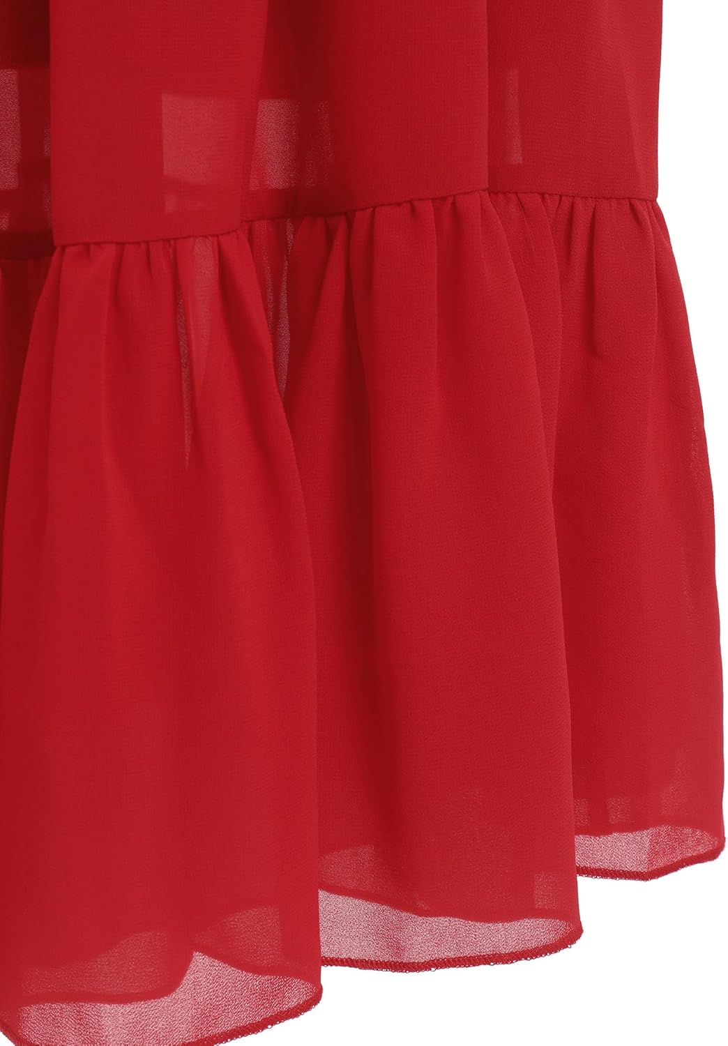 Women Mexican Embroidered Dress Traditional Casual Summer Floral Cinco De Mayo Fiesta Outfit Dance Party Midi Dresses - Image 4