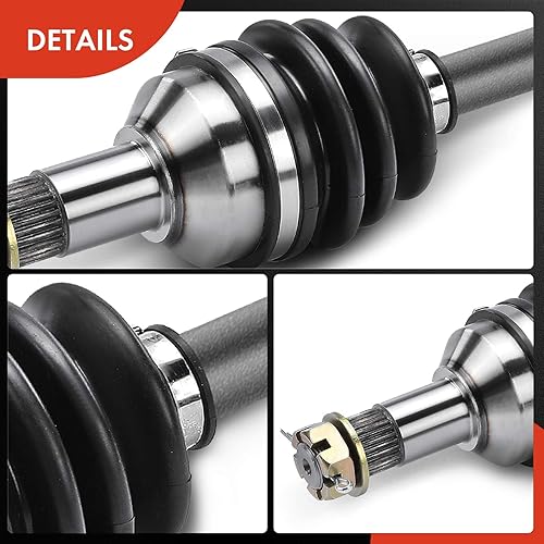 Miniatura 7 de A-Premium Conjunto de eje de eje CV compatible con modelos Arctic Cat Prowler HDX 700 Prowler Prowler XT 550 Prowler 650, modelos 4x4, repuesto #