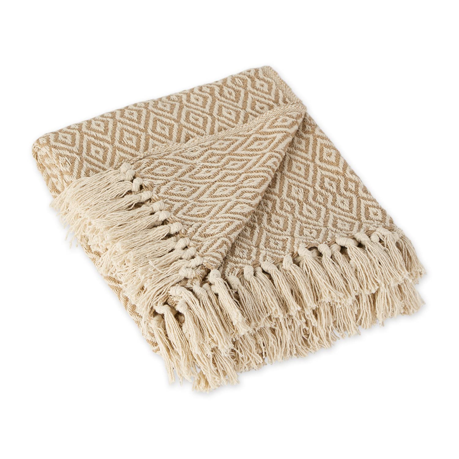 Rustic Farmhouse Woven Throw