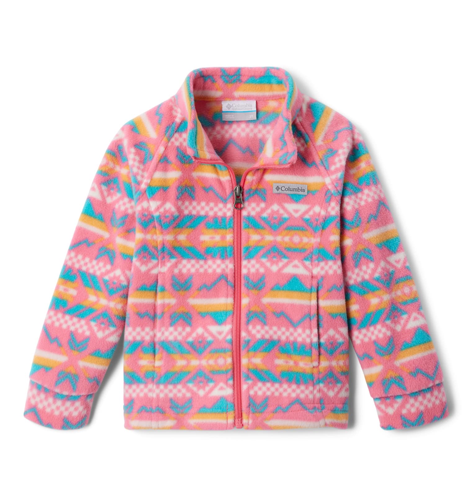 Columbia Youth Girls Benton Springs II Printed Fleece Jacket