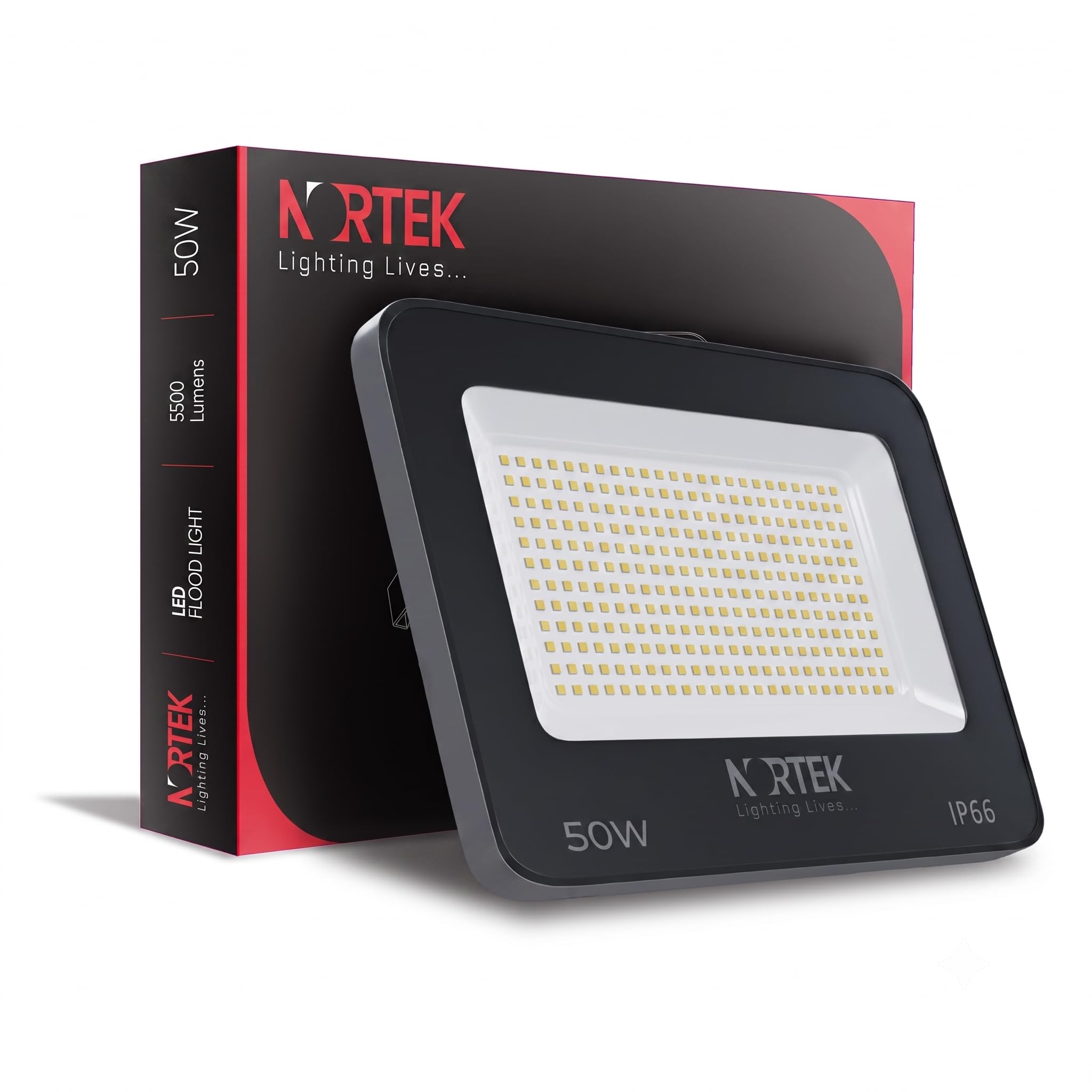 Nortek Eshaa 50W 3CCT LED Flood Light – High‑Intensity IP66 Waterproof, 3‑Color Temperature High Brightness Outdoor LED for Security, Landscape, Warehouse, Backyard | Pack of 1-image-11