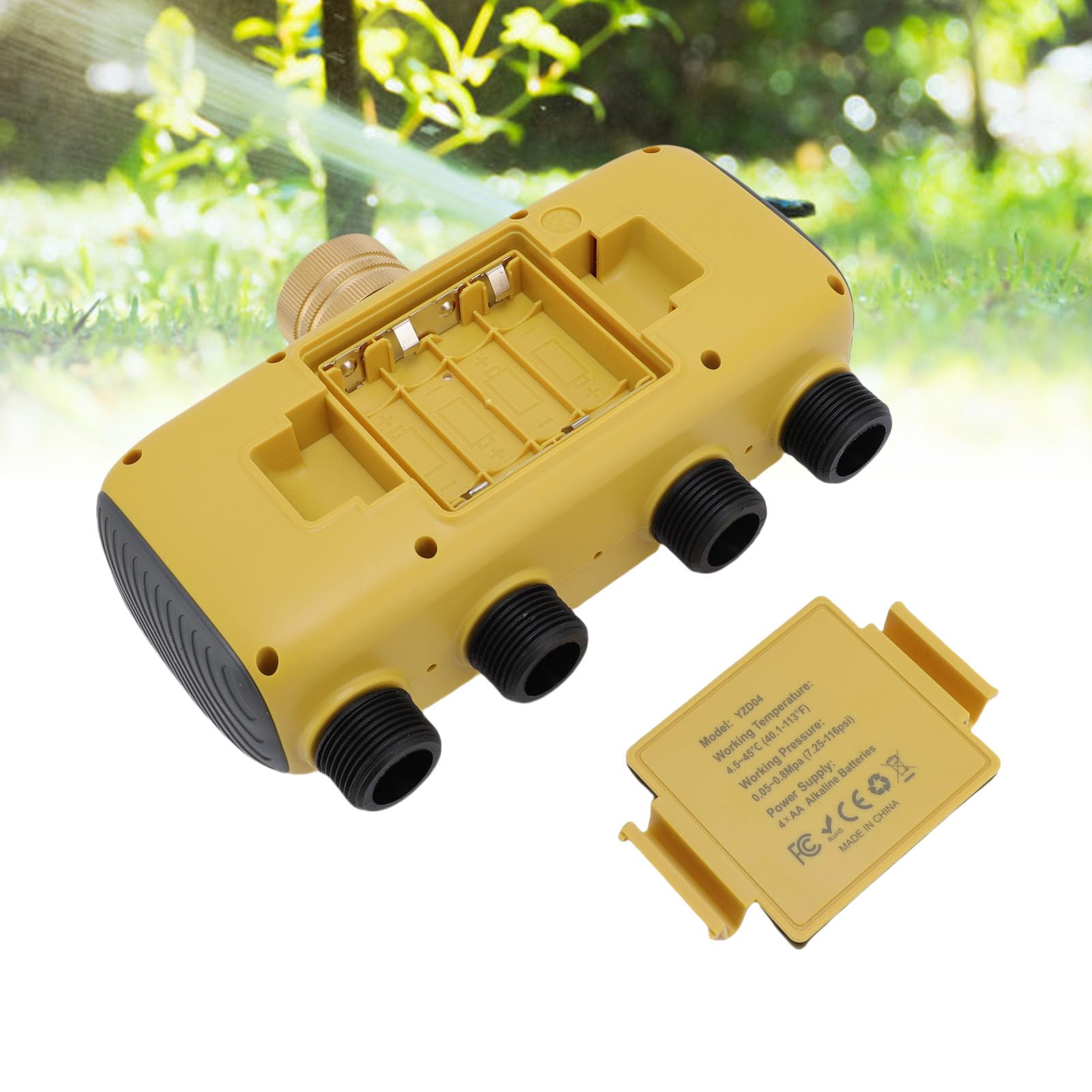 Timer di Irrigazione Controller LCD Visualizzazione del di Irrigazione Automatico Compatibile con Rubinetto 3/4-1/2in Adatto per Piante in Vaso da Giardino da Giardino da da Timer