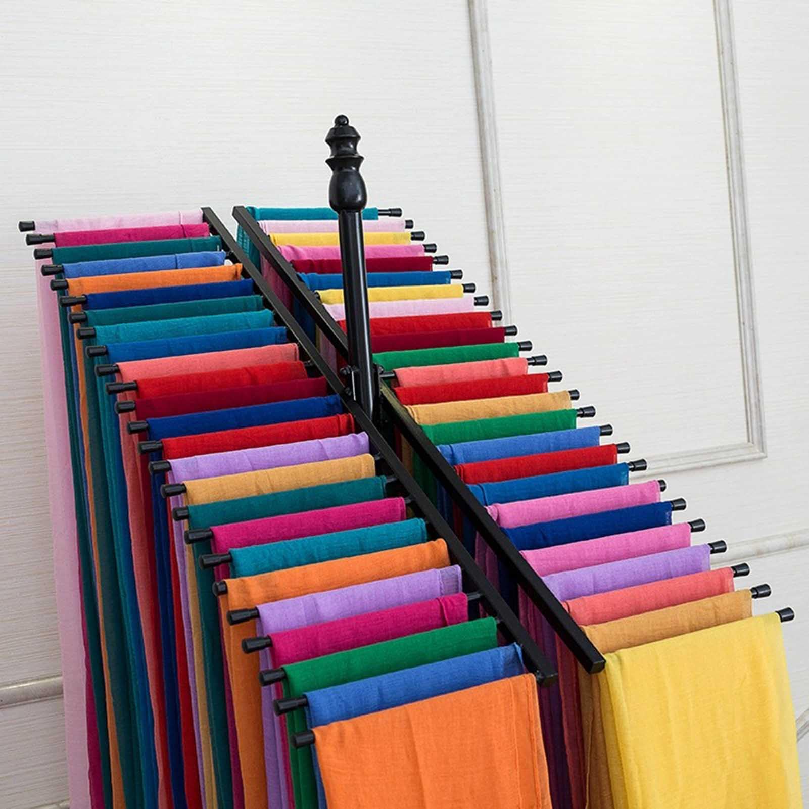 Perchero de Pie Para Colgar Bufandas Y Mantas，perchero Para Pañuelos de Seda Para Tiendas Minoristas Comerciales Perchero Para Pañuelos Y Corbatas，perchero Para Exhibición de Pañuelos Y Cinturones