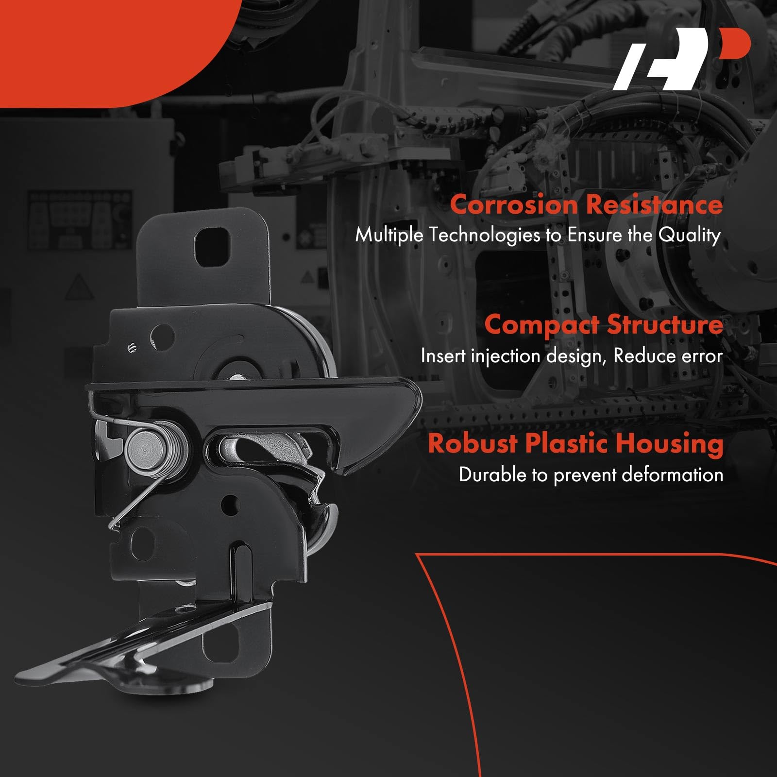 NEW HOOD LATCH Lock For 2017-2020 Tesla Model 3 1033011-00-E /2 Pins - Foto 7