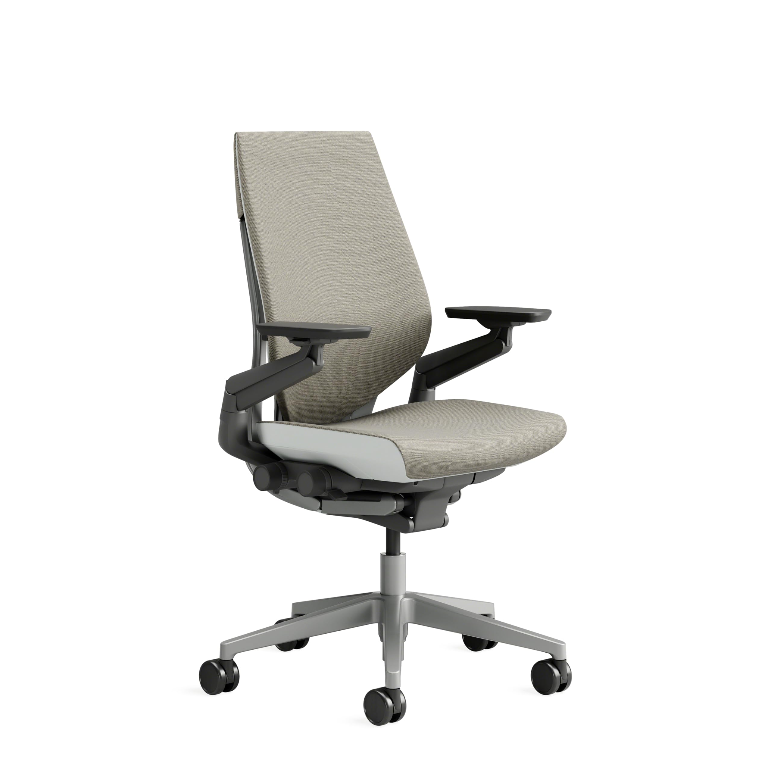 Steelcase Ergonomischer Bürostuhl: Gesture, 360°-Armlehnen, Trüffel