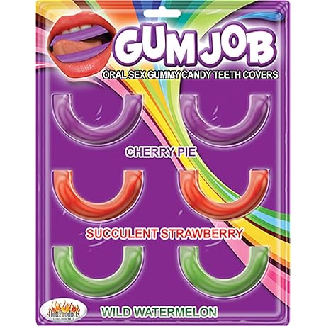 Gum Job Oral Sex Candy Teeth Covers 6 Pack