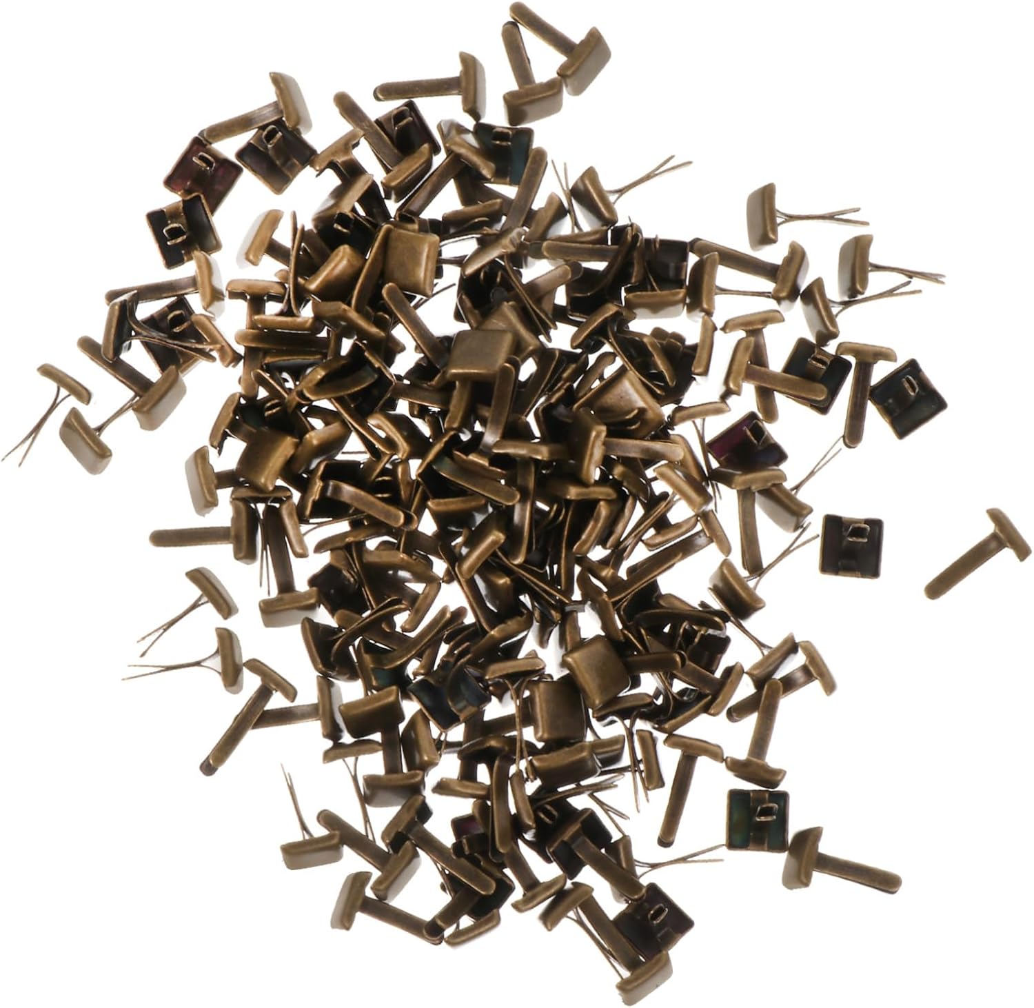 DIYEAH Craft Studs 300pcs Square Topped Brads Rivets for DIY Scrapbooking Projects