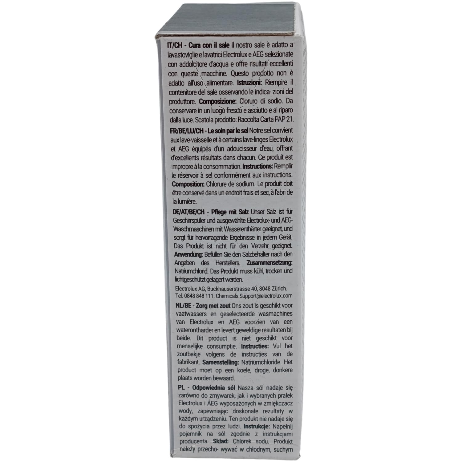 Regeneriersalz 5 x 1 kg kompatibel mit AEG und Electrolux Spüler