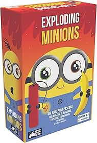 Galápagos, Exploding Minions, Jogo de Cartas para Amigos, 2-5 jogadores, 15 minutos por partida
