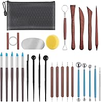 Vista 11 de Kit de 48 herramientas de cerámica para esculpir, herramientas de tallado de arcilla, herramientas de cerámica para arcilla polimérica, modelado