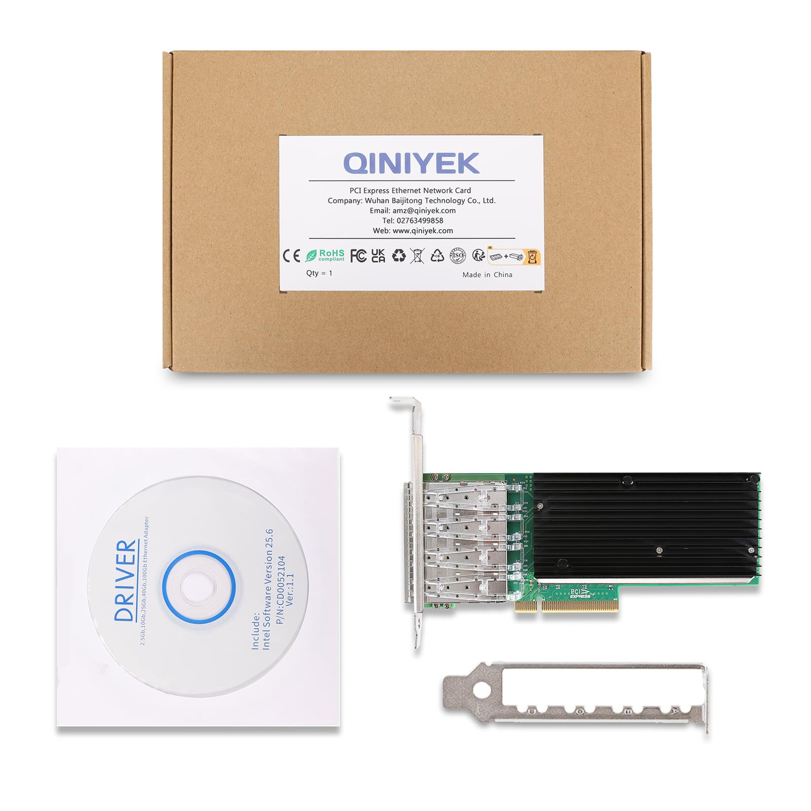 Amazon.com: 10Gb PCI-E X8 NIC Network Card, with Intel XL710-BM1
