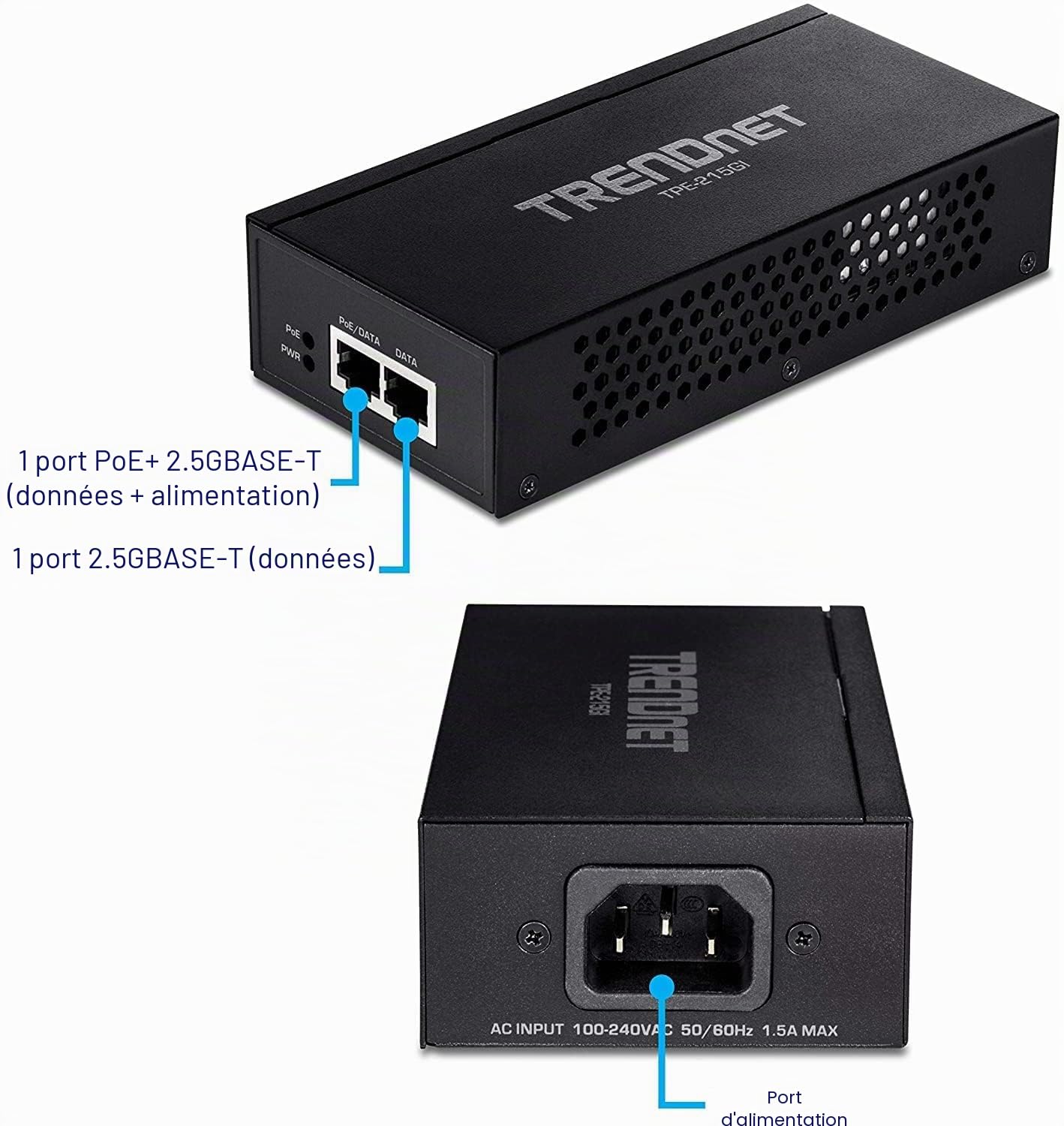 TRENDnet Switch TPE-215GI 2500 Mbps