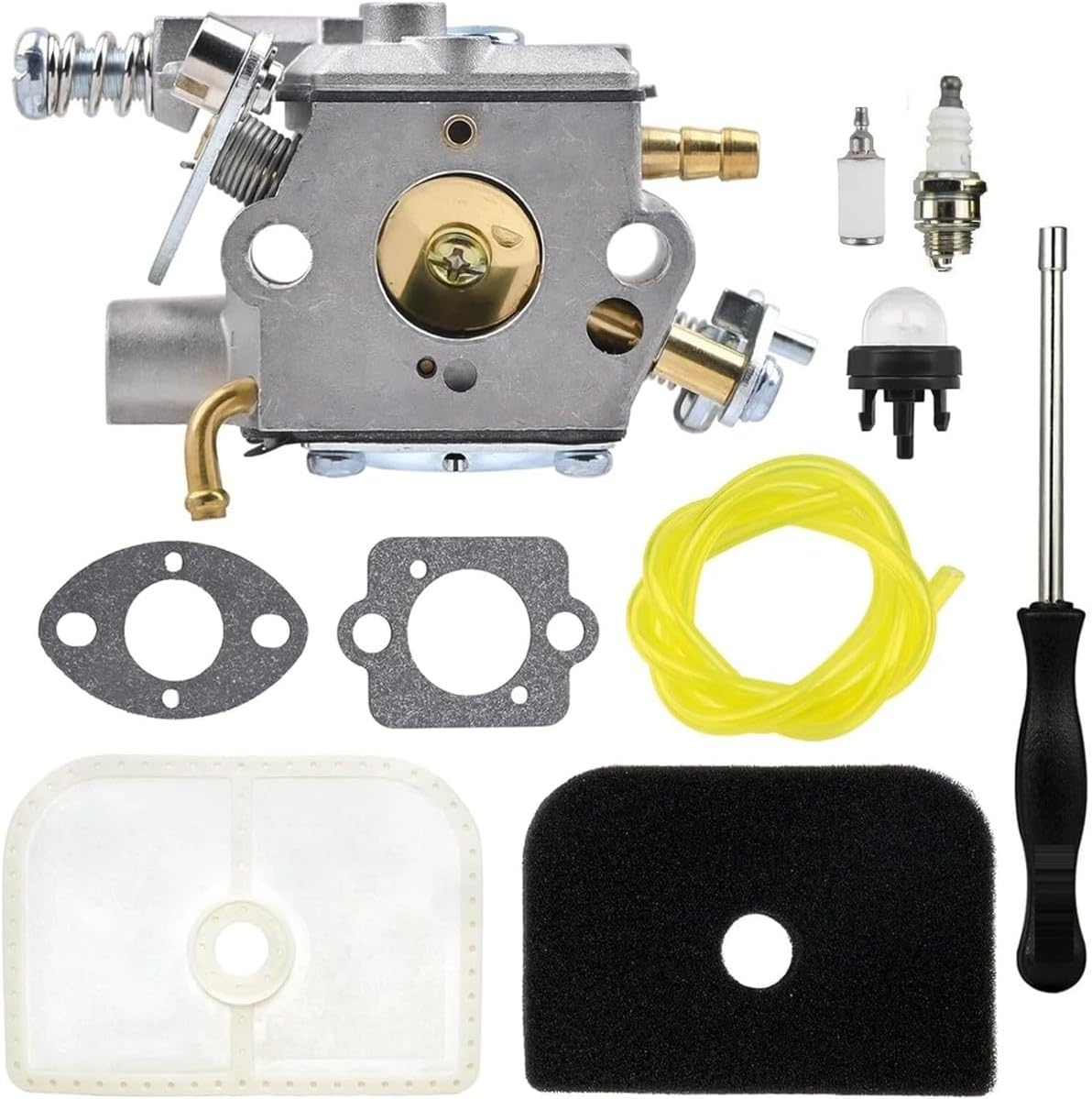 Carburetor Replacement Kit for 584901401 Compatible with Husqvarna 525L 525LS 525LST 525ES RXT 325HE4