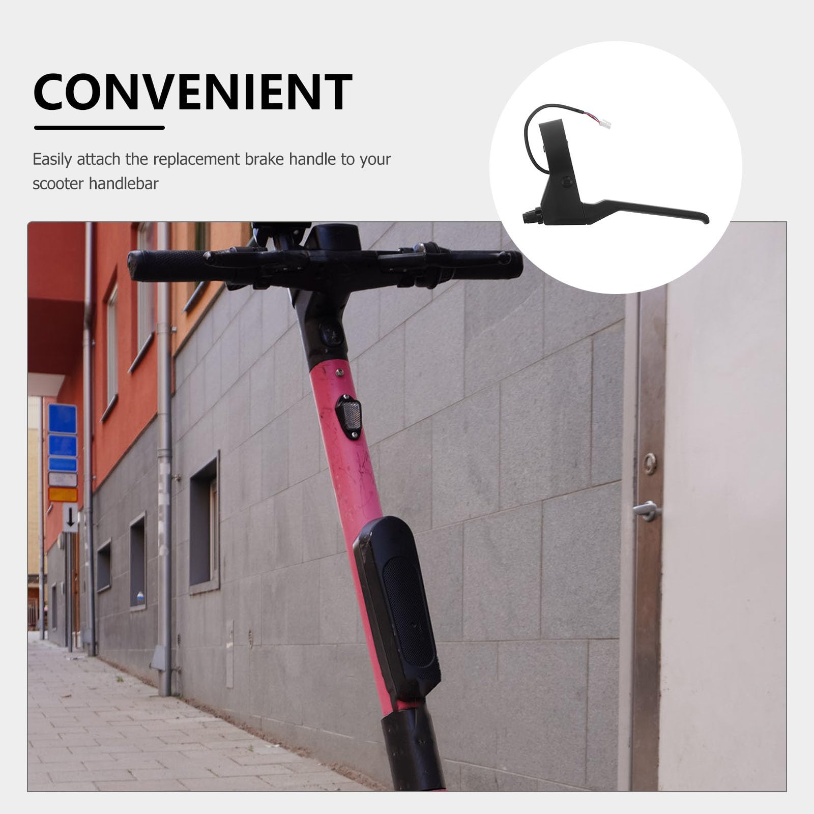 Zerodeko Leva del freno dello scooter: Maniglia dello scooter elettrico Leva del freno Manubrio Parti di ricambio per bambini Adulti Riparazioni di ciclismo Equitazione