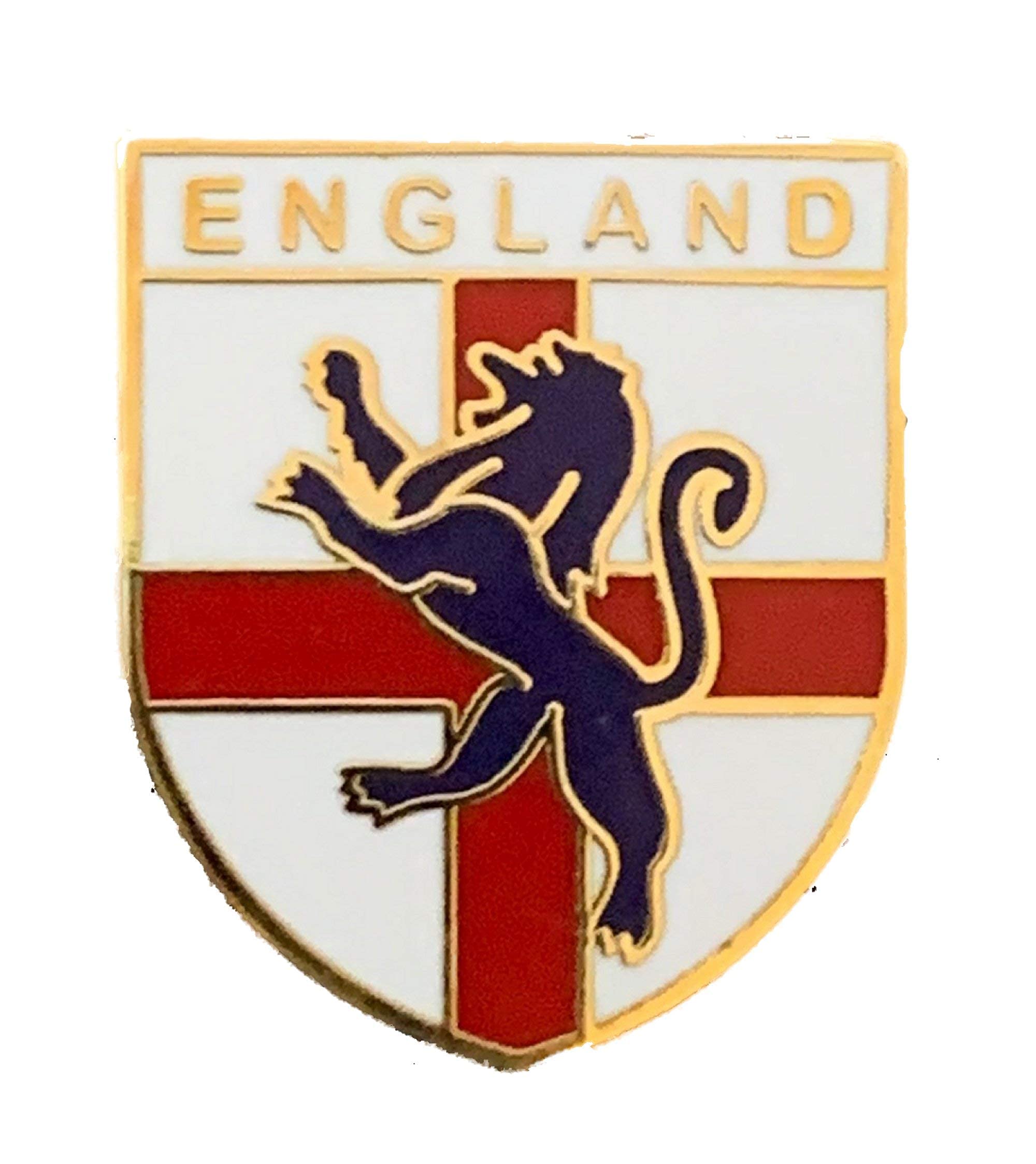 emblems gifts England Lion Shield Quality Enamel Lapel Pin Badge T1114