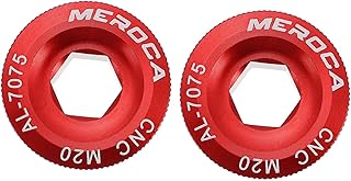 BESPORTBLE 1 Parafuso Da Tampa Da Manivela Parafusos Da Manivela Da Liga De Alumínio Pedaleira Da Bicicleta Placa Da Manivela Da Manivela Parafuso De Fixação Da Porca Do Eixo Do Eixo