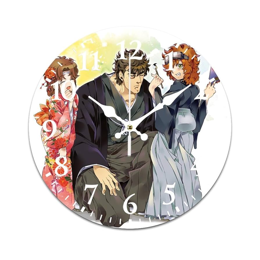 レア★北斗の拳 時計掛け 時計 アートクロック リズム時計工業 正常稼働品 レア☆北斗の拳 時計掛け 時計 アートクロック リズム時計工業