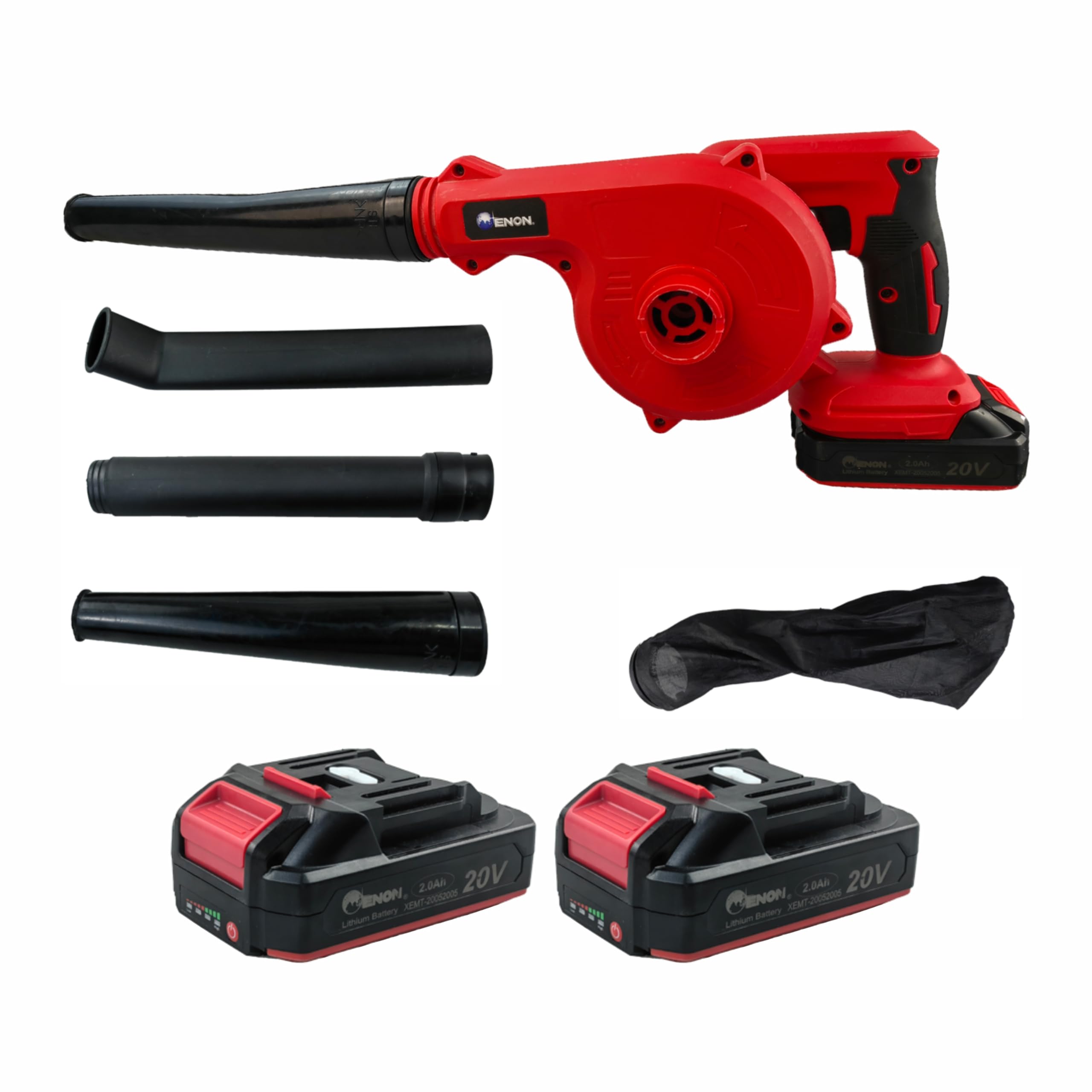 ENON Cordless Air Blower 20V, 2 in 1 Portable Blower & Vacuum, Multipurpose Long Leaf Battery Powered Handheld with Variable Speed for Gardening Works, Car Cleaning, Dust Cleaning (XE-CD6502) (B0DFHDTD91) Amazon Price History, Amazon Price Tracker