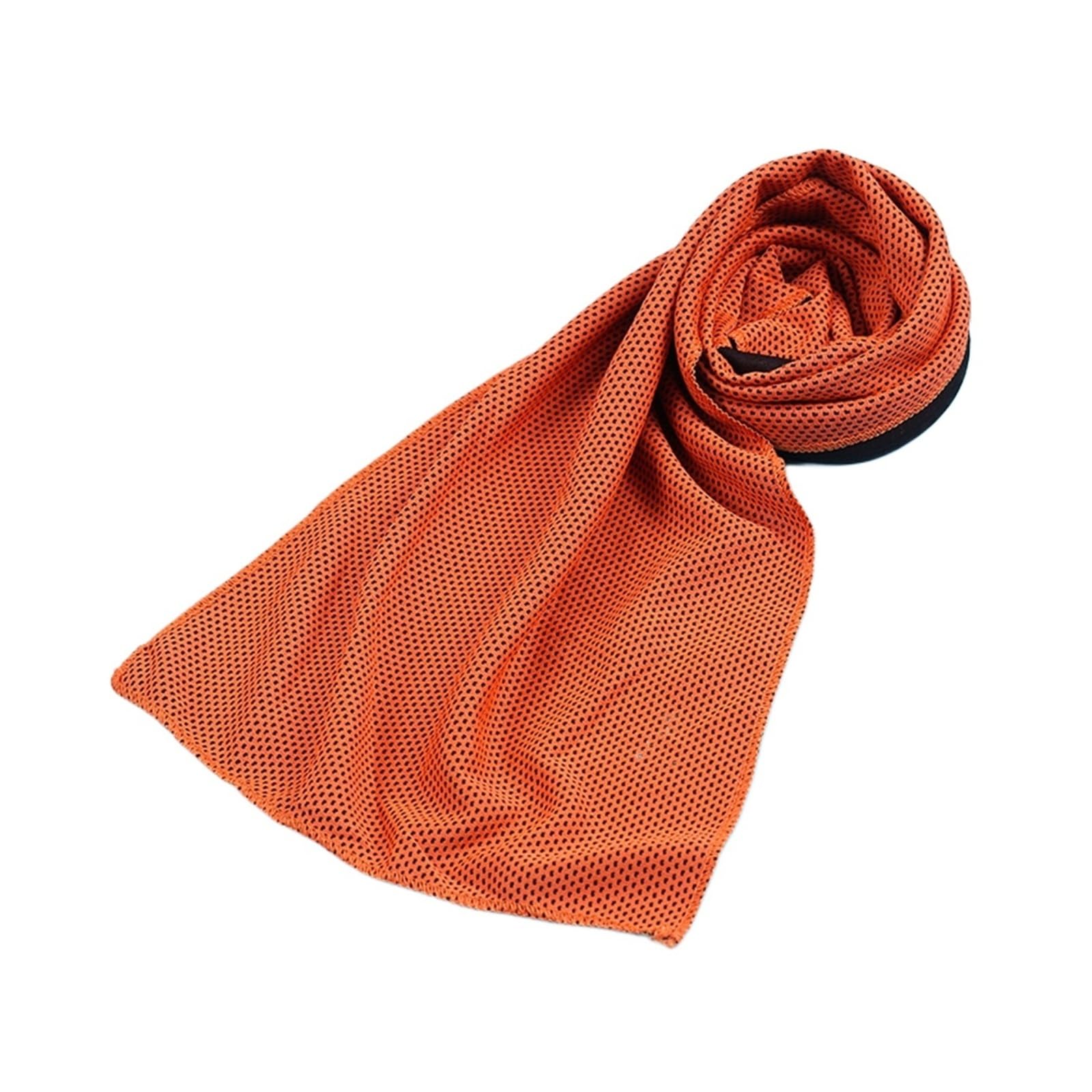 HNULGVI Cooling towel Sport Cooling Towel Microfiber Instant Cool Ice Face Towels(Orange,30x90cm)
