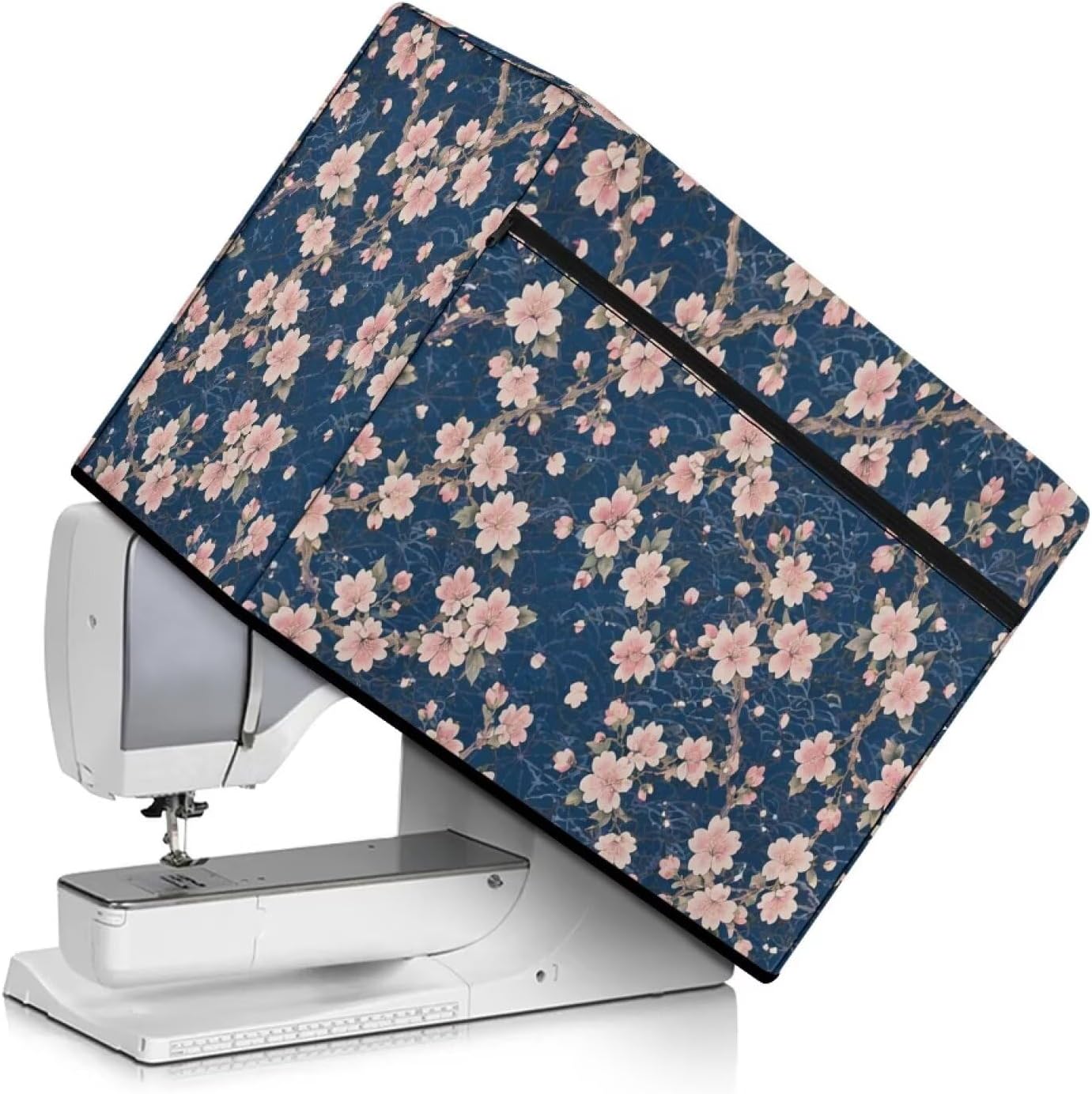Cover for Sewing Machine Hummibird Floral Sewing Machine Dust Cover Fits Most Standard Sew Machines Modern Home Furniture Decor