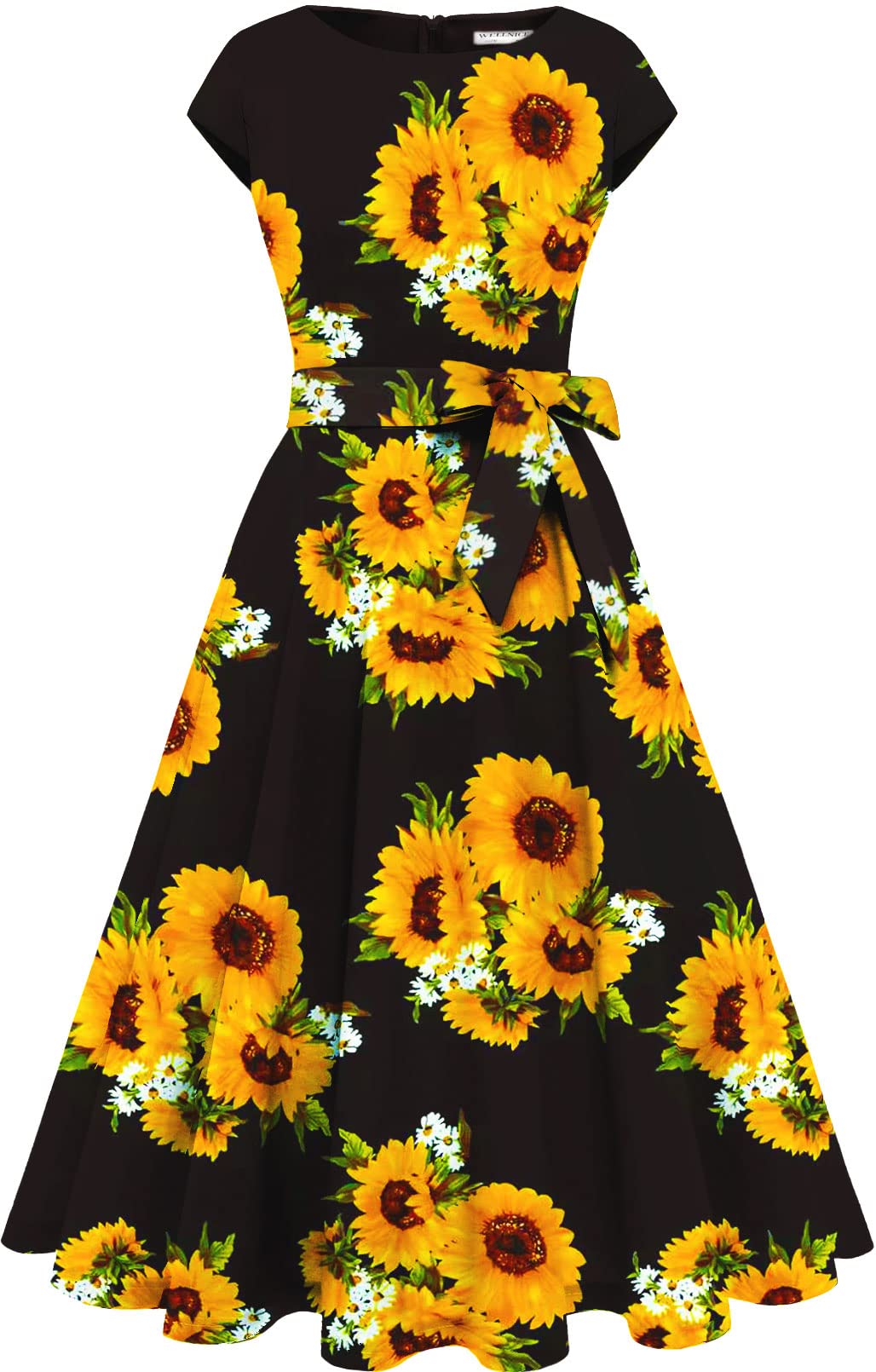 Cocktail Dresses for Women 2023, Wedding Guest Party Dress Round Neck A