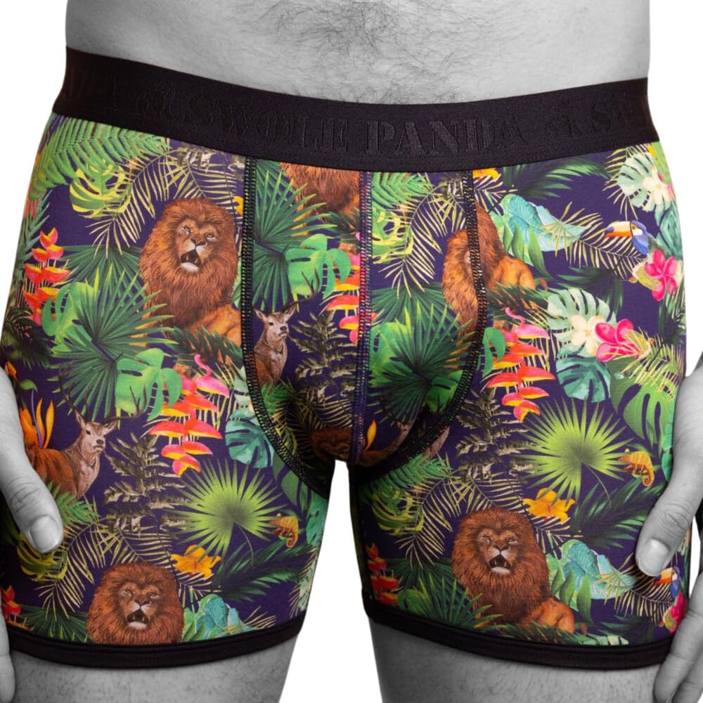 SWOLE PANDA Jungle Bamboo Boxers Multicolour