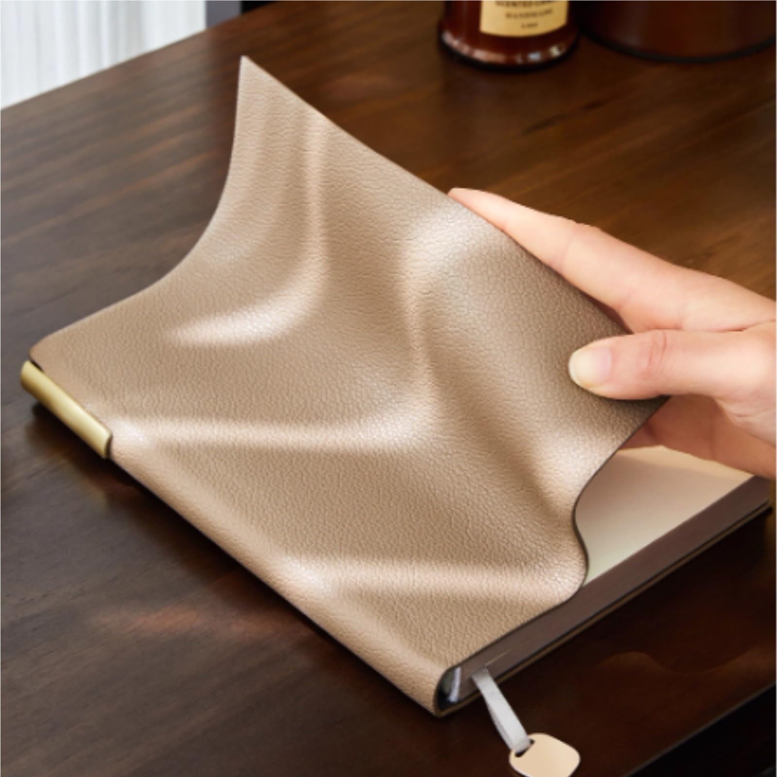 Cuaderno Libreta Viajes Cuaderno De Oficina Minimalista Con Hojas Gruesas Rayadas For Estudiar Lecturas Adultos(White)