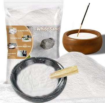 MAQIHAN Fine White Sand for Crafts - 425g Quartz Sand for Zen Garden Decor