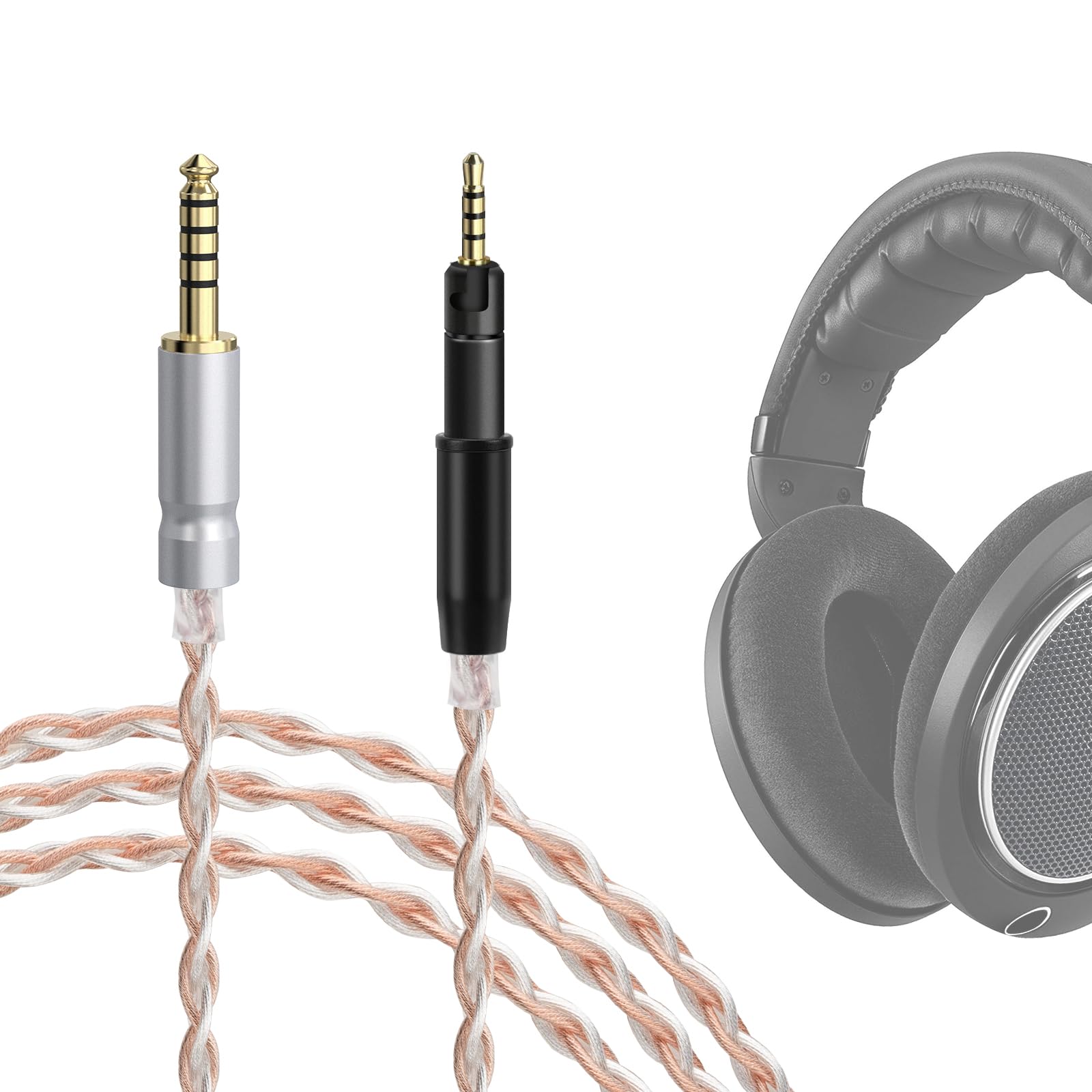 Amazon.com: GEEKRIA Apollo Silver-Plated Upgrade Audio Cable