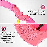 Vista 4 de Pogo Jumper con asa y bomba de bola, juguete de salto alto, tablero de truco, bola de rebote Pogo segura y divertida para niños, niñas y adultos