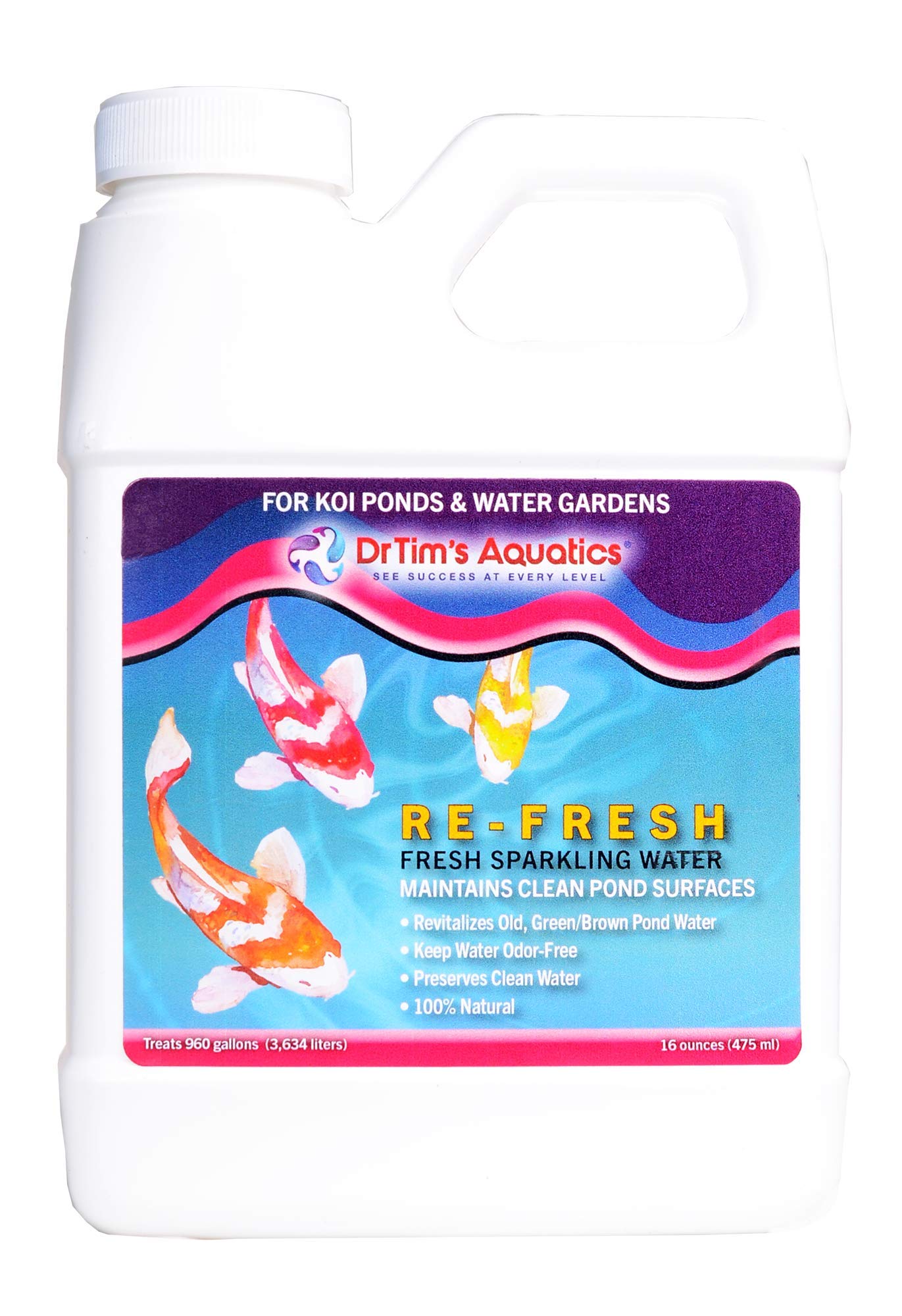 DrTim's Aquatics 653 Re-Fresh Pond Revitalizer for Koi and W
