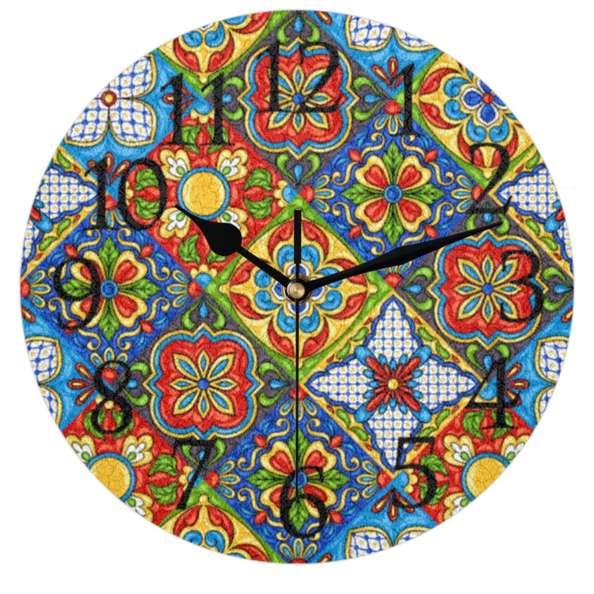 Horloge murale silencieuse sans tic-tac pour chambre calme