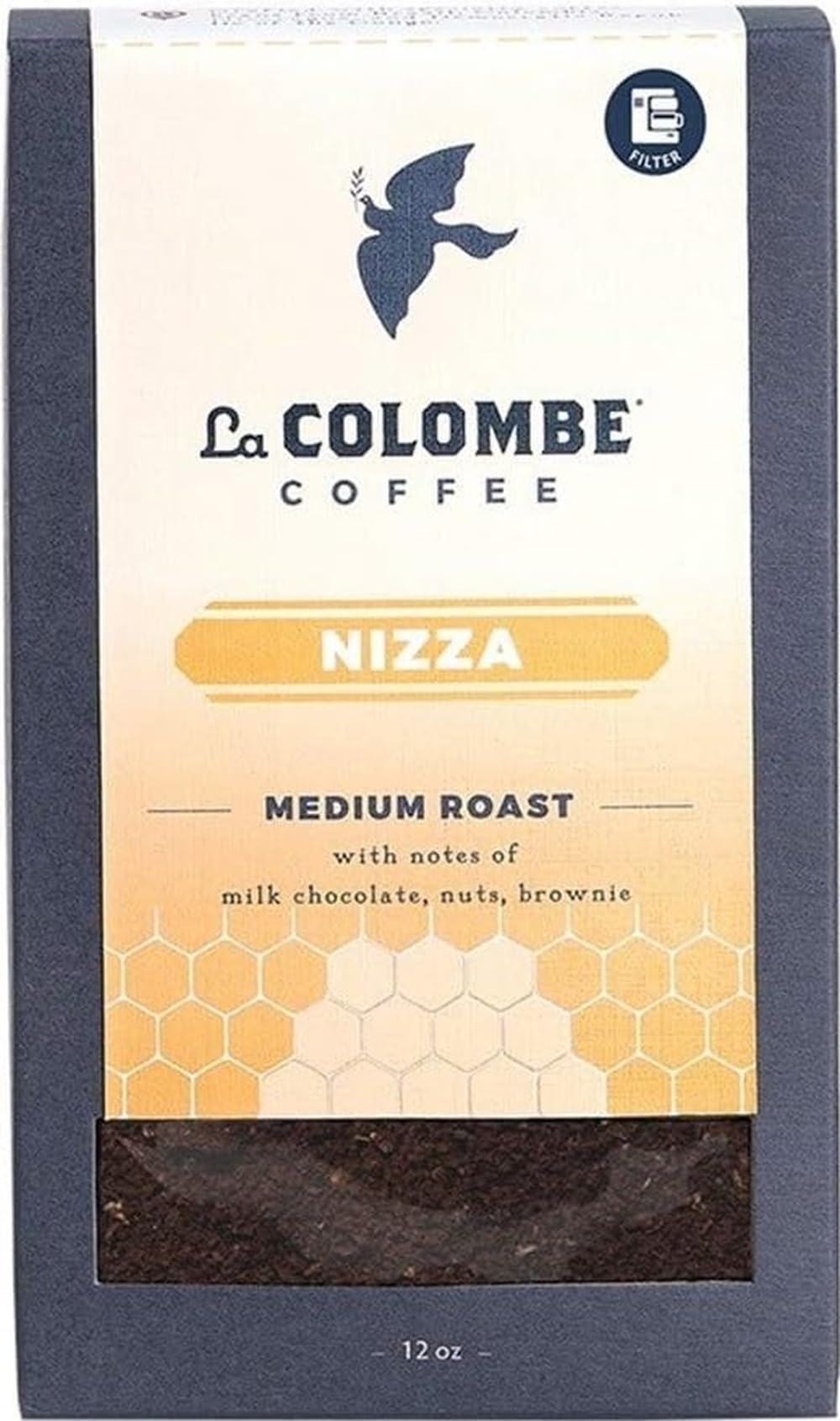 La Colombe Nizza - Caffè macinato tostato medio, 340 g (confezione da 1)