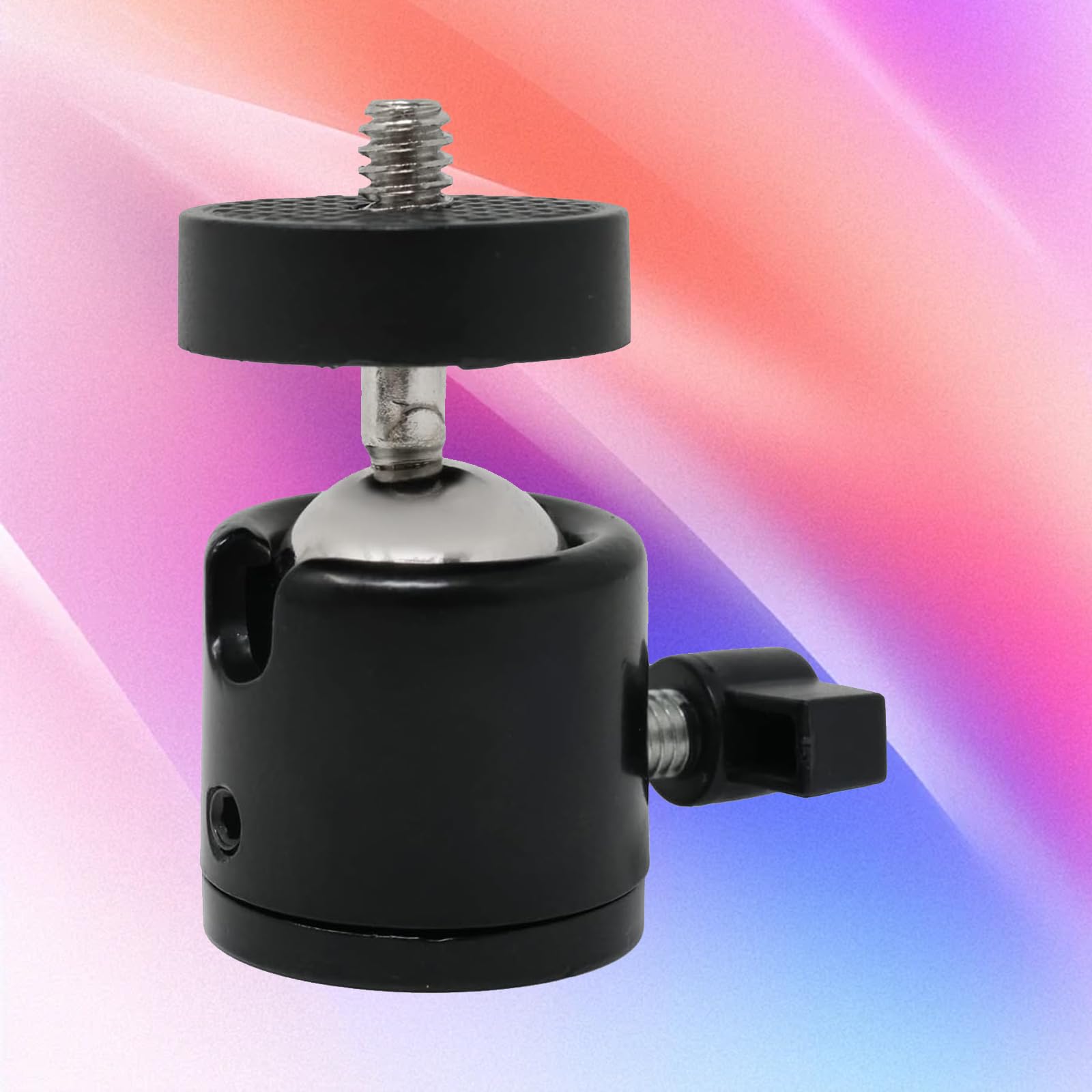 Swivel mini Ball Head 1/4 Screw Mount Loads 4 lbs Weight for Smart Phone Holder