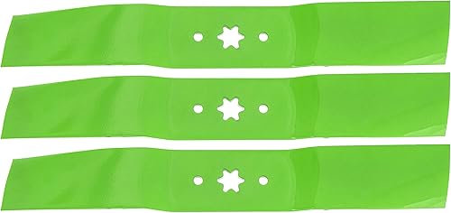 Miniatura 2 de 8TEN LawnRAZOR - Juego de cuchillas para cortacésped MTD White Troy Bilt GT225 GT2550 de 50 pulgadas para cubierta 742-0623 942-0623 (alta elevación)