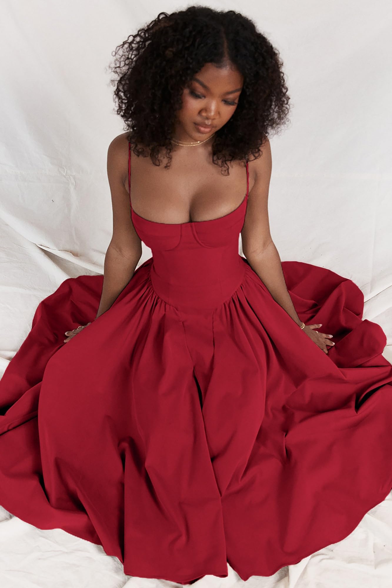 Amazon.com: Yokqexz Womens Summer Casual Wrap Dress Chiffon Sexy Pleated  Party Waist Dresses for Women Date Dress Sleeveless Dress (Color : Red,  Size : X-Large) : Clothing, Shoes & Jewelry