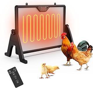 Chicken Brooder Heater with Adjustable Brooder Plate 24-Hour Continuous Warmth for Chicks Ducklings Heat Plate for Brooder Boxes Safe Poultry Heating Solution