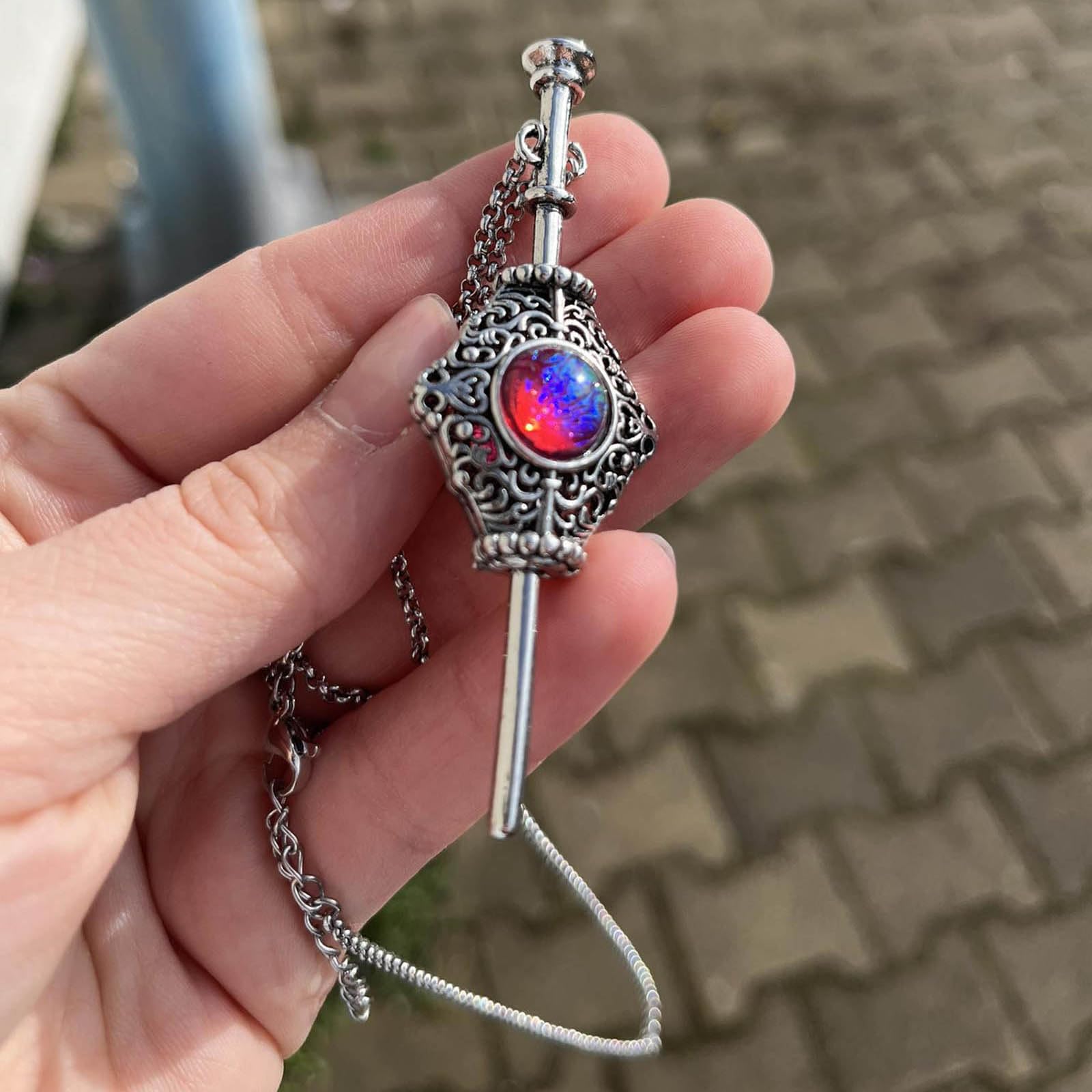 Amazon.com: MinnowXY Punk Style Witch Necklace Vie Blood Pack