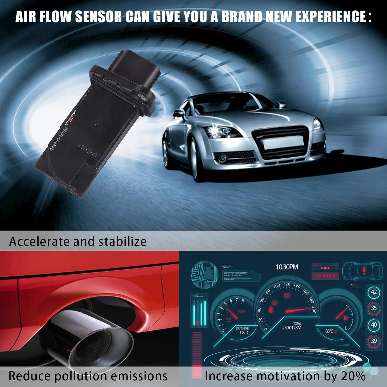 Buy Mass Air Flow Sensor 226801MG0A Meter MAF Fits M35h Q50 Q70 QX60