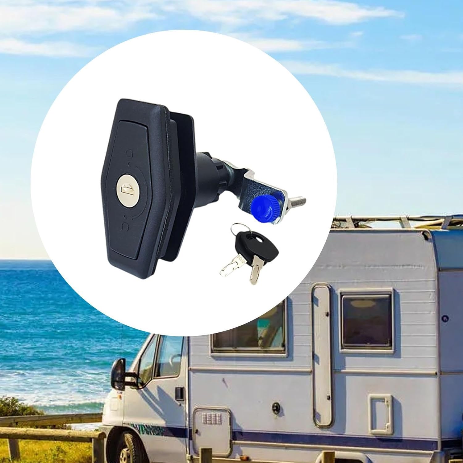 RV Compression Latch Lock Easy to Install Mailbox Lock Cabinet Latch