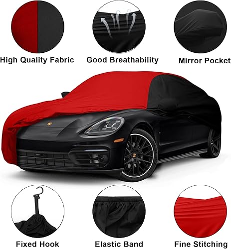 Miniatura 8 de Funda de automóvil para interior de repuesto para Porsche 911 1998-2025 (serie 991992996997), lujosa funda de satén suave y elástica para interior