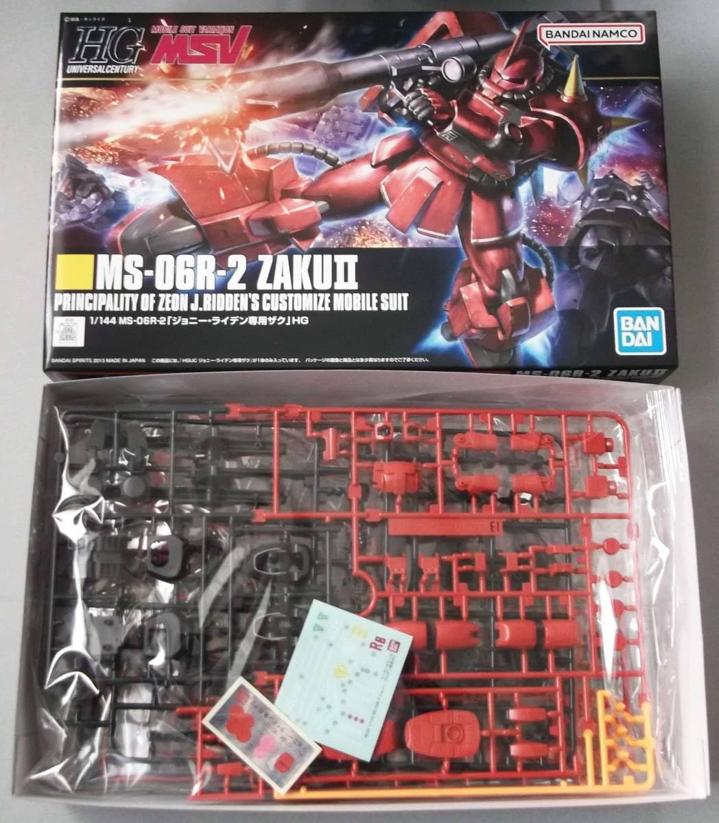 Amazon.co.jp: HGUC 1/144 MSV MS-06R-2 ジョニー ライデン専用