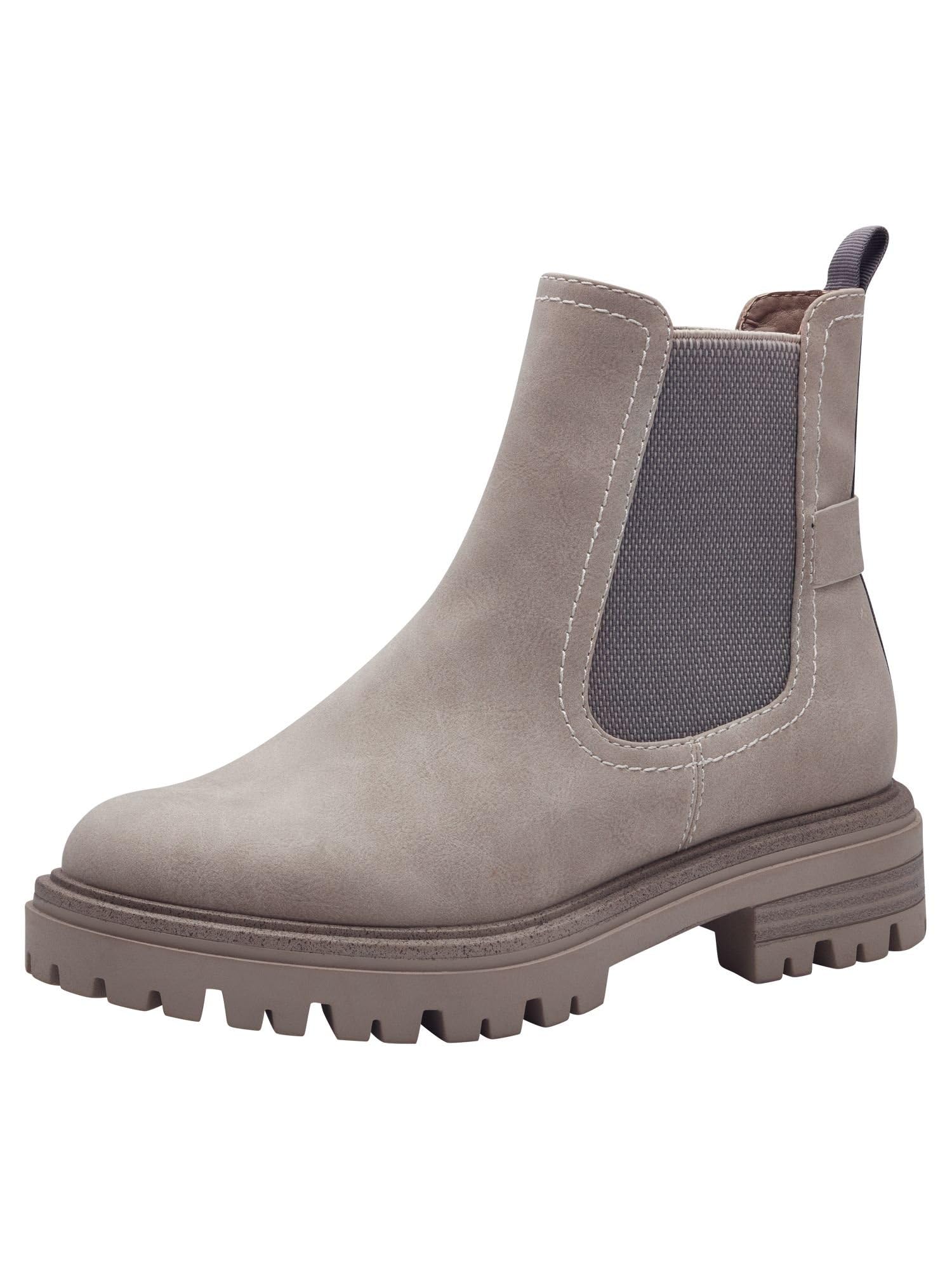 Tamaris Damen Chelsea Blockabsatz Vegan; GREY, EU 40