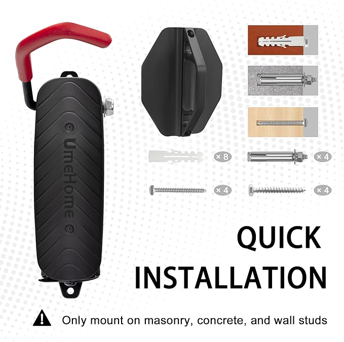 Soporte de pared giratorio para bicicleta, 2 unidades, capacidad 77 lb miniatura 8