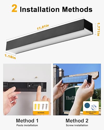 Miniatura 6 de Solar Sign Light Outdoor,Solar Address Sign Lights Open House Signs for Real Estate,Outdoor Led Sign Lights Waterproof,Solar Outdoor Sign Lighting